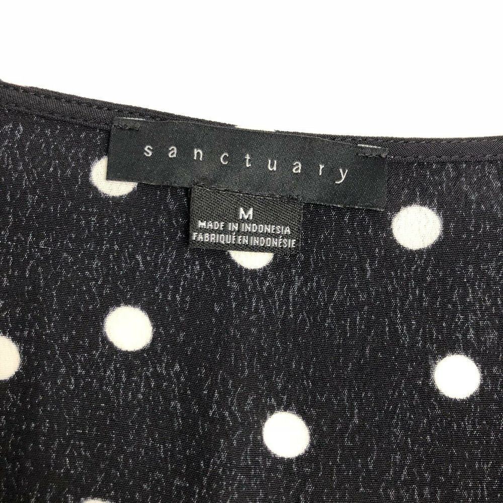 Sanctuary Alma Polka Dot Blouse EUC Size Medium - Picture 5 of 8